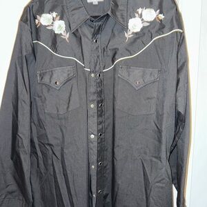 Ely Diamond Black Shirt